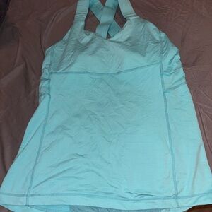 lululemon athletica Light Blue Tank Top